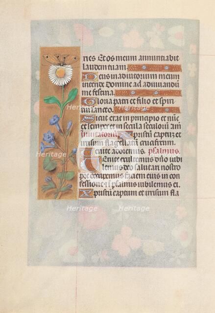 Hours of Queen Isabella the Catholic, Queen of Spain: Fol. 50v, c. 1500. Creator: Master of the First Prayerbook of Maximillian (Flemish, c. 1444-1519); Associates, and.
