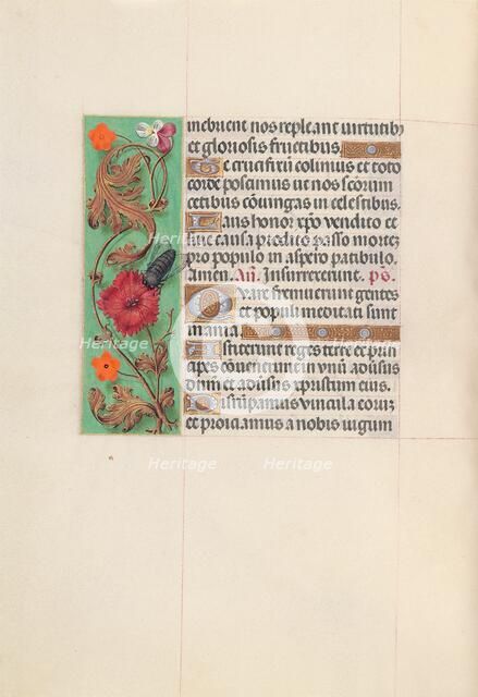 Hours of Queen Isabella the Catholic, Queen of Spain: Fol. 52v, c. 1500. Creator: Master of the First Prayerbook of Maximillian (Flemish, c. 1444-1519); Associates, and.