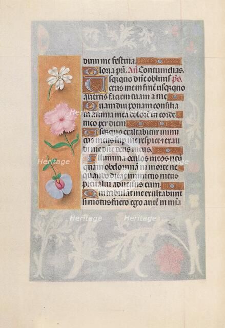 Hours of Queen Isabella the Catholic, Queen of Spain: Fol. 57v, c. 1500. Creator: Master of the First Prayerbook of Maximillian (Flemish, c. 1444-1519); Associates, and.