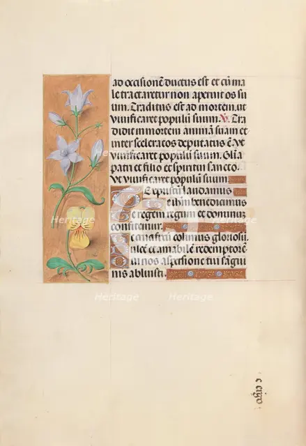 Hours of Queen Isabella the Catholic, Queen of Spain: Fol. 55v, c. 1500. Creator: Master of the First Prayerbook of Maximillian (Flemish, c. 1444-1519); Associates, and.