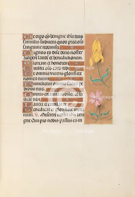 Hours of Queen Isabella the Catholic, Queen of Spain: Fol. 56r, c. 1500. Creator: Master of the First Prayerbook of Maximillian (Flemish, c. 1444-1519); Associates, and.