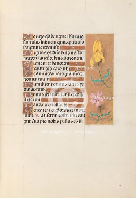 Hours of Queen Isabella the Catholic, Queen of Spain: Fol. 56r, c. 1500. Creator: Master of the First Prayerbook of Maximillian (Flemish, c. 1444-1519); Associates, and.