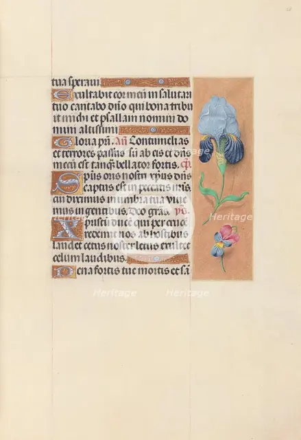 Hours of Queen Isabella the Catholic, Queen of Spain: Fol. 58r, c. 1500. Creator: Master of the First Prayerbook of Maximillian (Flemish, c. 1444-1519); Associates, and.