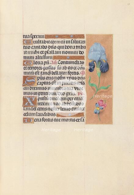 Hours of Queen Isabella the Catholic, Queen of Spain: Fol. 58r, c. 1500. Creator: Master of the First Prayerbook of Maximillian (Flemish, c. 1444-1519); Associates, and.