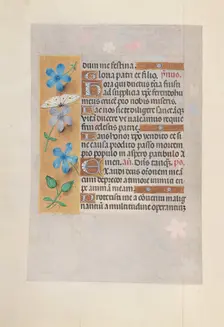 Hours of Queen Isabella the Catholic, Queen of Spain: Fol. 63v, c. 1500. Creator: Master of the First Prayerbook of Maximillian (Flemish, c. 1444-1519); Associates, and