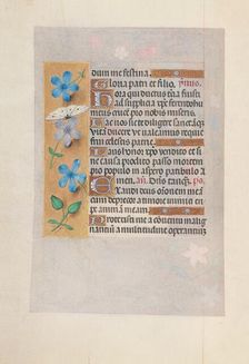 Hours of Queen Isabella the Catholic, Queen of Spain: Fol. 63v, c. 1500. Creator: Master of the First Prayerbook of Maximillian (Flemish, c. 1444-1519); Associates, and