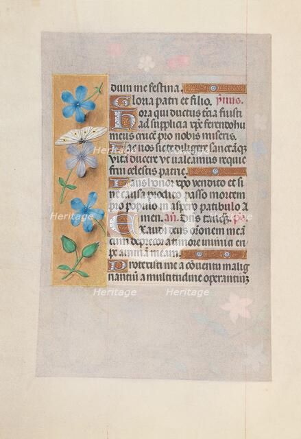 Hours of Queen Isabella the Catholic, Queen of Spain: Fol. 63v, c. 1500. Creator: Master of the First Prayerbook of Maximillian (Flemish, c. 1444-1519); Associates, and.