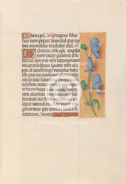 Hours of Queen Isabella the Catholic, Queen of Spain: Fol. 60r, c. 1500. Creator: Master of the First Prayerbook of Maximillian (Flemish, c. 1444-1519); Associates, and.