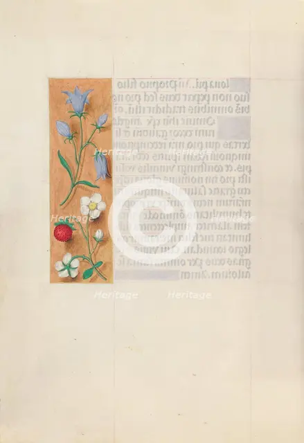 Hours of Queen Isabella the Catholic, Queen of Spain: Fol. 60v, c. 1500. Creator: Master of the First Prayerbook of Maximillian (Flemish, c. 1444-1519); Associates, and.