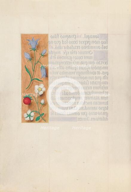 Hours of Queen Isabella the Catholic, Queen of Spain: Fol. 60v, c. 1500. Creator: Master of the First Prayerbook of Maximillian (Flemish, c. 1444-1519); Associates, and.