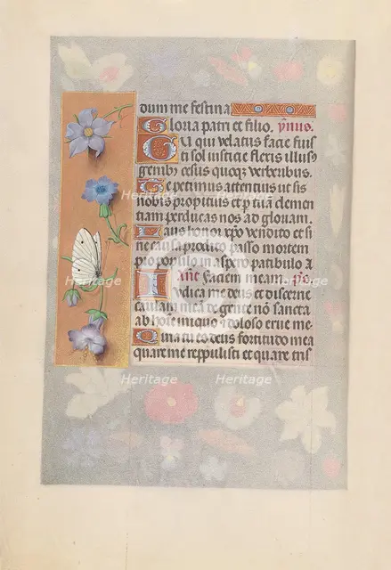 Hours of Queen Isabella the Catholic, Queen of Spain: Fol. 61v, c. 1500. Creator: Master of the First Prayerbook of Maximillian (Flemish, c. 1444-1519); Associates, and.
