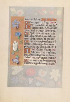 Hours of Queen Isabella the Catholic, Queen of Spain: Fol. 61v, c. 1500. Creator: Master of the First Prayerbook of Maximillian (Flemish, c. 1444-1519); Associates, and