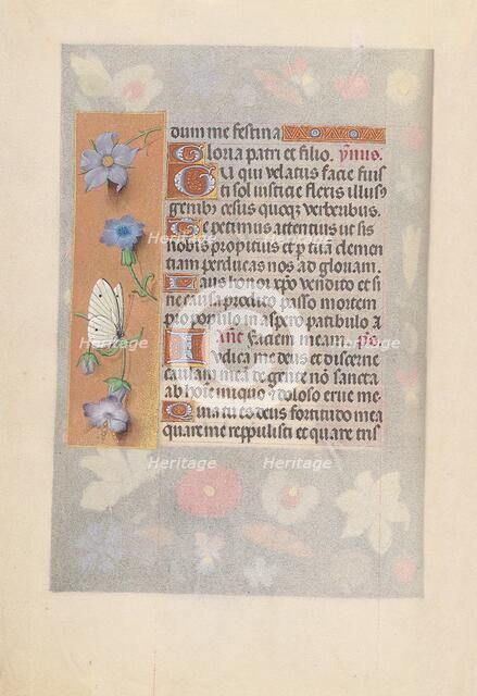 Hours of Queen Isabella the Catholic, Queen of Spain: Fol. 61v, c. 1500. Creator: Master of the First Prayerbook of Maximillian (Flemish, c. 1444-1519); Associates, and.