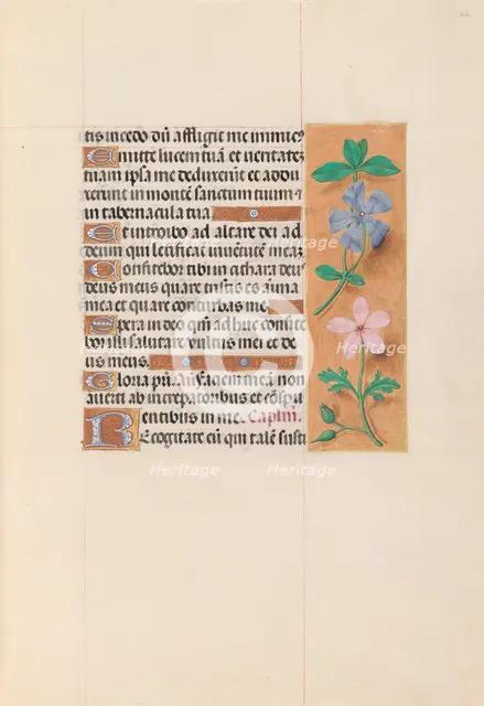 Hours of Queen Isabella the Catholic, Queen of Spain: Fol. 62r, c. 1500. Creator: Master of the First Prayerbook of Maximillian (Flemish, c. 1444-1519); Associates, and.