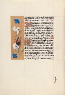 Hours of Queen Isabella the Catholic, Queen of Spain: Fol. 67v, c. 1500. Creator: Master of the First Prayerbook of Maximillian (Flemish, c. 1444-1519); Associates, and