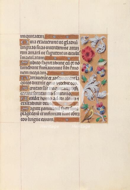 Hours of Queen Isabella the Catholic, Queen of Spain: Fol. 64r, c. 1500. Creator: Master of the First Prayerbook of Maximillian (Flemish, c. 1444-1519); Associates, and.