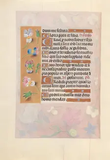 Hours of Queen Isabella the Catholic, Queen of Spain: Fol. 66v, c. 1500. Creator: Master of the First Prayerbook of Maximillian (Flemish, c. 1444-1519); Associates, and