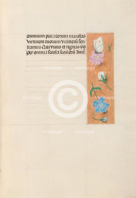 Hours of Queen Isabella the Catholic, Queen of Spain: Fol. 68r, c. 1500. Creator: Master of the First Prayerbook of Maximillian (Flemish, c. 1444-1519); Associates, and.