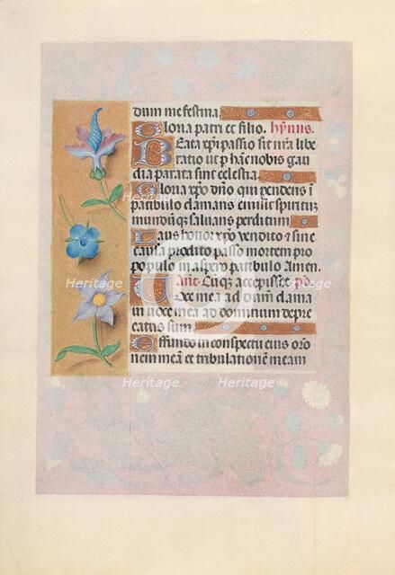 Hours of Queen Isabella the Catholic, Queen of Spain: Fol. 69v, c. 1500. Creator: Master of the First Prayerbook of Maximillian (Flemish, c. 1444-1519); Associates, and.