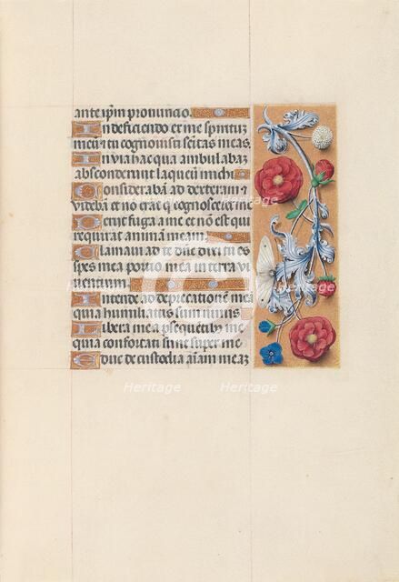 Hours of Queen Isabella the Catholic, Queen of Spain: Fol. 70r, c. 1500. Creator: Master of the First Prayerbook of Maximillian (Flemish, c. 1444-1519); Associates, and.