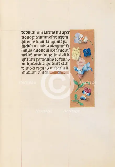 Hours of Queen Isabella the Catholic, Queen of Spain: Fol. 71r, c. 1500. Creator: Master of the First Prayerbook of Maximillian (Flemish, c. 1444-1519); Associates, and.