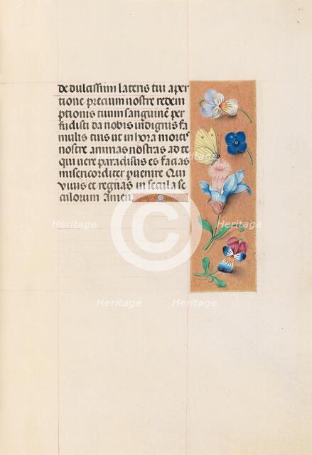 Hours of Queen Isabella the Catholic, Queen of Spain: Fol. 71r, c. 1500. Creator: Master of the First Prayerbook of Maximillian (Flemish, c. 1444-1519); Associates, and.
