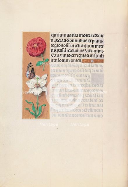Hours of Queen Isabella the Catholic, Queen of Spain: Fol. 76v, c. 1500. Creator: Master of the First Prayerbook of Maximillian (Flemish, c. 1444-1519); Associates, and.