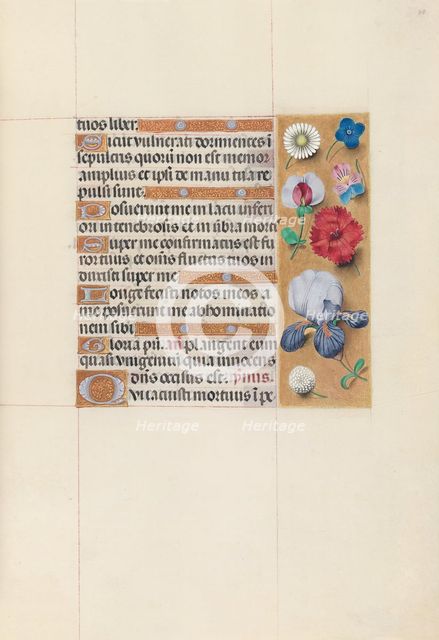 Hours of Queen Isabella the Catholic, Queen of Spain: Fol. 78r, c. 1500. Creator: Master of the First Prayerbook of Maximillian (Flemish, c. 1444-1519); Associates, and.