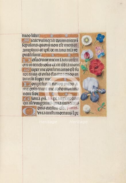 Hours of Queen Isabella the Catholic, Queen of Spain: Fol. 78r, c. 1500. Creator: Master of the First Prayerbook of Maximillian (Flemish, c. 1444-1519); Associates, and.