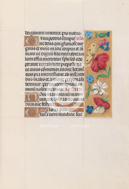 Hours of Queen Isabella the Catholic, Queen of Spain: Fol. 83r, c. 1500. Creator: Master of the First Prayerbook of Maximillian (Flemish, c. 1444-1519); Associates, and.