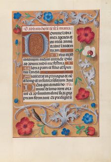 Hours of Queen Isabella the Catholic, Queen of Spain: Fol. 81r, c. 1500. Creator: Master of the First Prayerbook of Maximillian (Flemish, c. 1444-1519); Associates, and