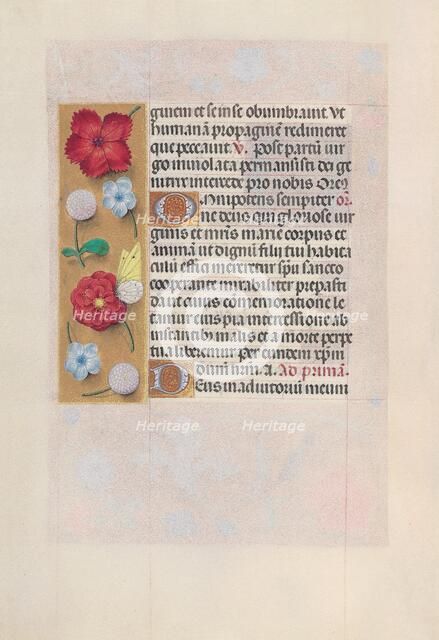 Hours of Queen Isabella the Catholic, Queen of Spain: Fol. 81v, c. 1500. Creator: Master of the First Prayerbook of Maximillian (Flemish, c. 1444-1519); Associates, and.