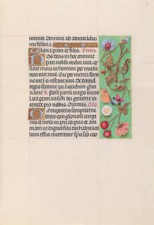 Hours of Queen Isabella the Catholic, Queen of Spain: Fol. 82r, c. 1500. Creator: Master of the First Prayerbook of Maximillian (Flemish, c. 1444-1519); Associates, and