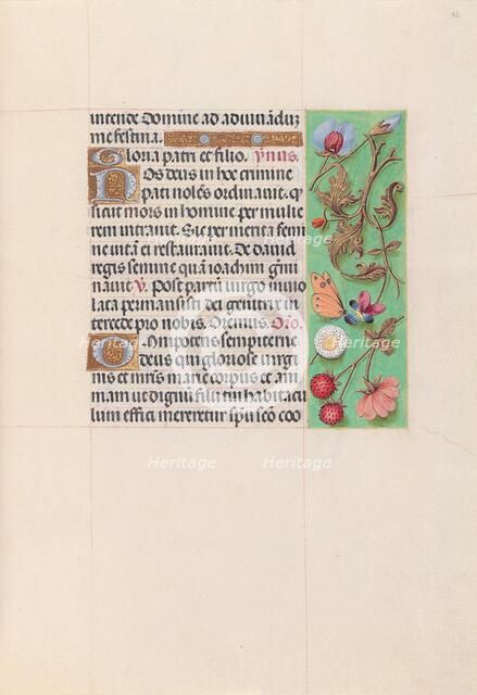 Hours of Queen Isabella the Catholic, Queen of Spain: Fol. 82r, c. 1500. Creator: Master of the First Prayerbook of Maximillian (Flemish, c. 1444-1519); Associates, and.