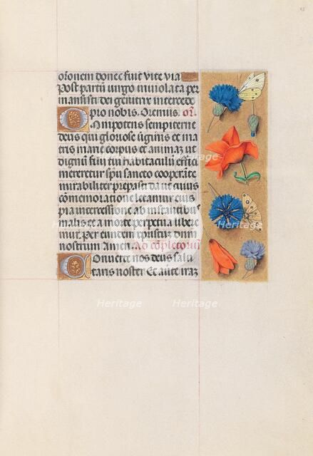 Hours of Queen Isabella the Catholic, Queen of Spain: Fol. 85r, c. 1500. Creator: Master of the First Prayerbook of Maximillian (Flemish, c. 1444-1519); Associates, and.