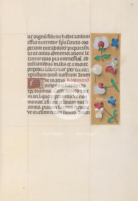 Hours of Queen Isabella the Catholic, Queen of Spain: Fol. 86r, c. 1500. Creator: Master of the First Prayerbook of Maximillian (Flemish, c. 1444-1519); Associates, and.
