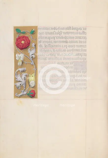 Hours of Queen Isabella the Catholic, Queen of Spain: Fol. 86v, c. 1500. Creator: Master of the First Prayerbook of Maximillian (Flemish, c. 1444-1519); Associates, and.