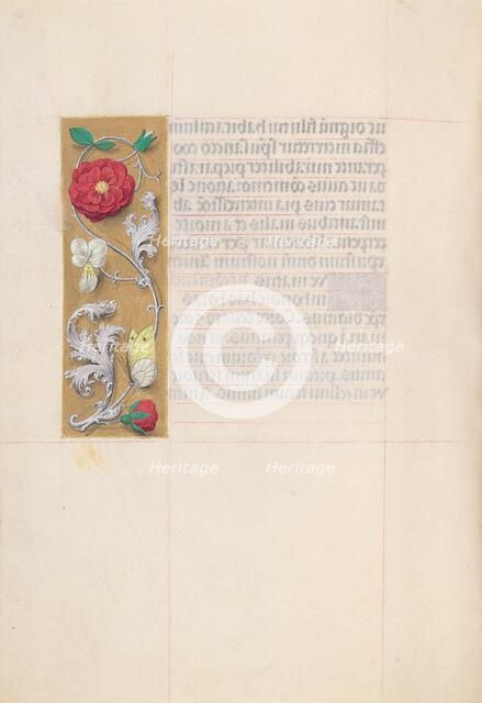 Hours of Queen Isabella the Catholic, Queen of Spain: Fol. 86v, c. 1500. Creator: Master of the First Prayerbook of Maximillian (Flemish, c. 1444-1519); Associates, and.