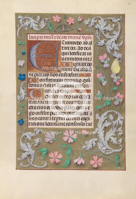 Hours of Queen Isabella the Catholic, Queen of Spain: Fol. 88r, c. 1500. Creator: Master of the First Prayerbook of Maximillian (Flemish, c. 1444-1519); Associates, and.