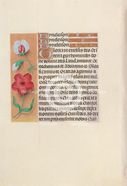 Hours of Queen Isabella the Catholic, Queen of Spain: Fol. 89v, c. 1500. Creator: Master of the First Prayerbook of Maximillian (Flemish, c. 1444-1519); Associates, and.