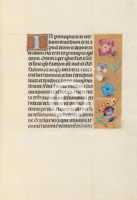 Hours of Queen Isabella the Catholic, Queen of Spain: Fol. 93r, c. 1500. Creator: Master of the First Prayerbook of Maximillian (Flemish, c. 1444-1519); Associates, and.