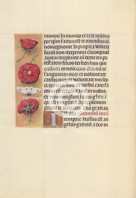 Hours of Queen Isabella the Catholic, Queen of Spain: Fol. 93v, c. 1500. Creator: Master of the First Prayerbook of Maximillian (Flemish, c. 1444-1519); Associates, and.