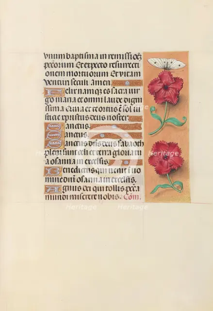 Hours of Queen Isabella the Catholic, Queen of Spain: Fol. 92r, c. 1500. Creator: Master of the First Prayerbook of Maximillian (Flemish, c. 1444-1519); Associates, and.