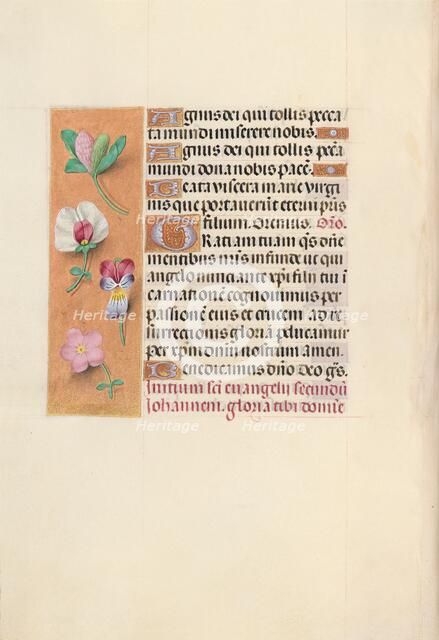 Hours of Queen Isabella the Catholic, Queen of Spain: Fol. 92v, c. 1500. Creator: Master of the First Prayerbook of Maximillian (Flemish, c. 1444-1519); Associates, and.