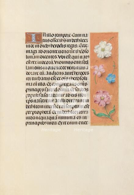 Hours of Queen Isabella the Catholic, Queen of Spain: Fol. 95r, c. 1500. Creator: Master of the First Prayerbook of Maximillian (Flemish, c. 1444-1519); Associates, and.