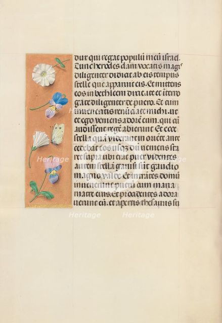 Hours of Queen Isabella the Catholic, Queen of Spain: Fol. 95v, c. 1500. Creator: Master of the First Prayerbook of Maximillian (Flemish, c. 1444-1519); Associates, and.