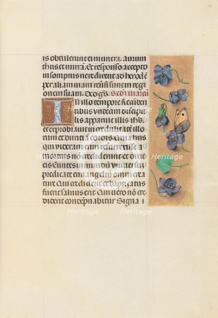 Hours of Queen Isabella the Catholic, Queen of Spain: Fol. 96r, c. 1500. Creator: Master of the First Prayerbook of Maximillian (Flemish, c. 1444-1519); Associates, and.