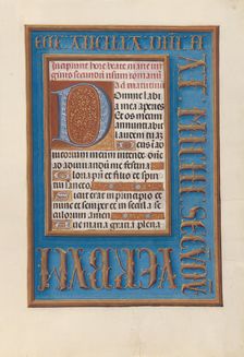 Hours of Queen Isabella the Catholic, Queen of Spain: Fol, 98r, c. 1500. Creator: Master of the First Prayerbook of Maximillian (Flemish, c. 1444-1519); Associates, and