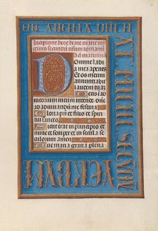 Hours of Queen Isabella the Catholic, Queen of Spain: Fol, 98r, c. 1500. Creator: Master of the First Prayerbook of Maximillian (Flemish, c. 1444-1519); Associates, and