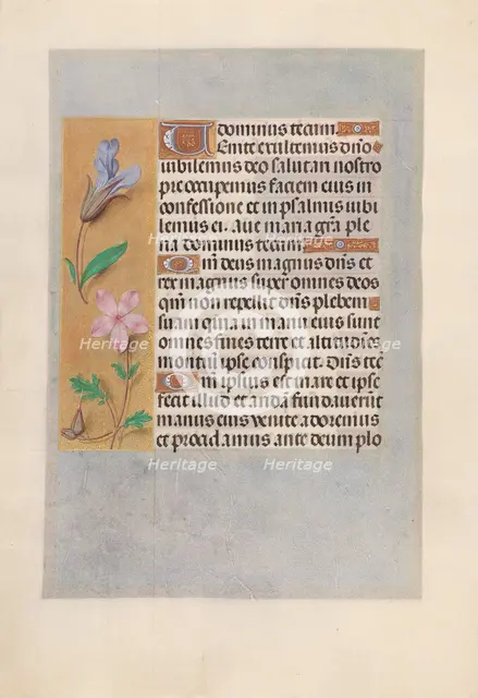 Hours of Queen Isabella the Catholic, Queen of Spain: Fol. 98v, c. 1500. Creator: Master of the First Prayerbook of Maximillian (Flemish, c. 1444-1519); Associates, and.